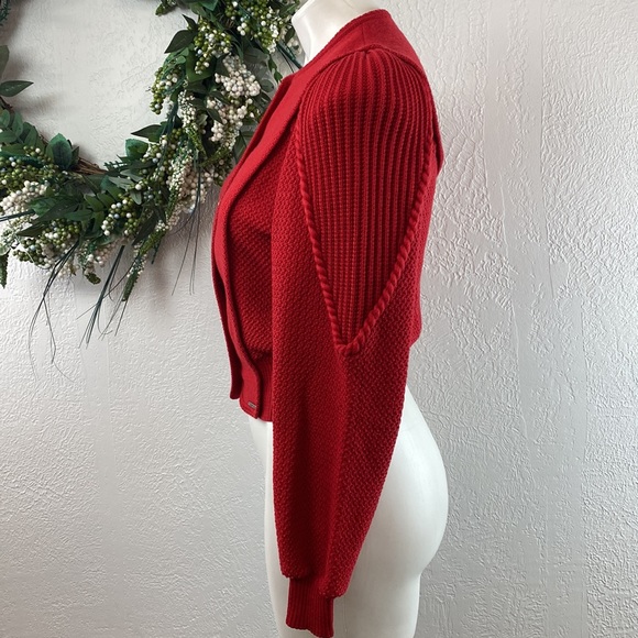 Geiger Vintage Boiled Wool Cardigan Sweater - Picture 6 of 11